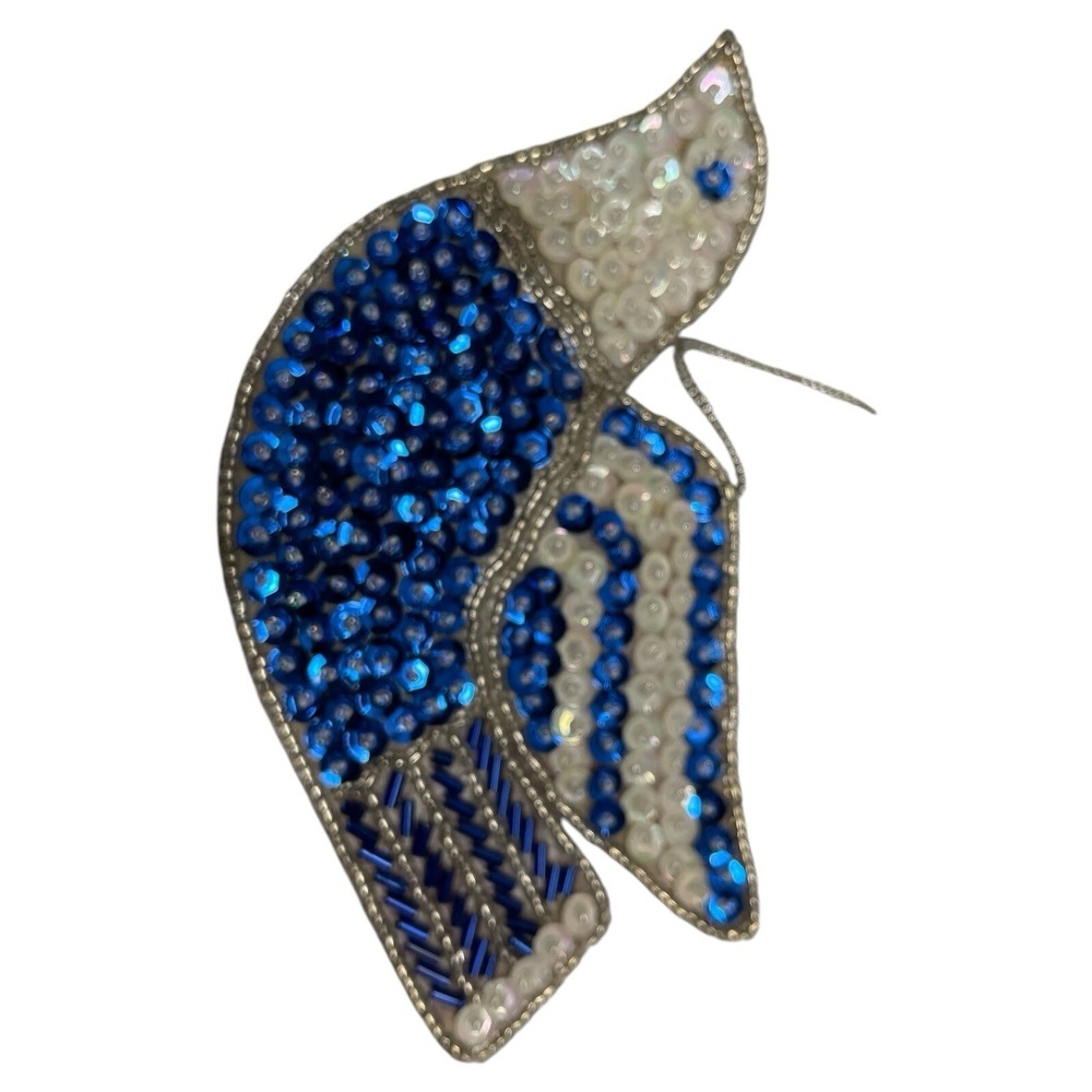 Vintage Avon Shimmering Holiday‎ Ornament Dove In Boxe